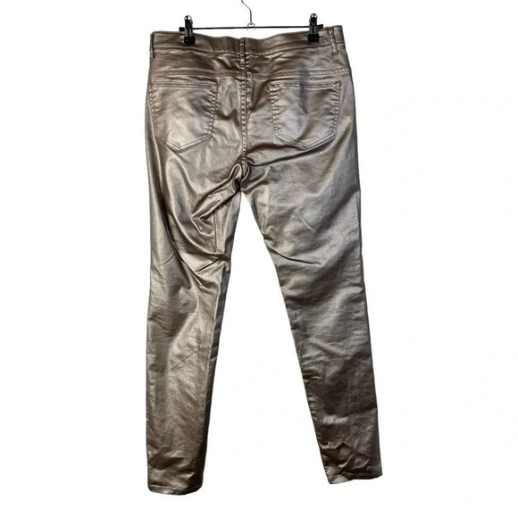 London Jeans VS Siren Rose Gold Coated Skinny Jeans 10 - Picture 2 of 5